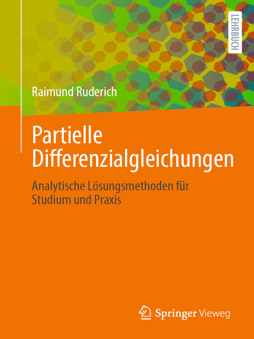 Title details for Partielle Differenzialgleichungen by Raimund Ruderich - Available